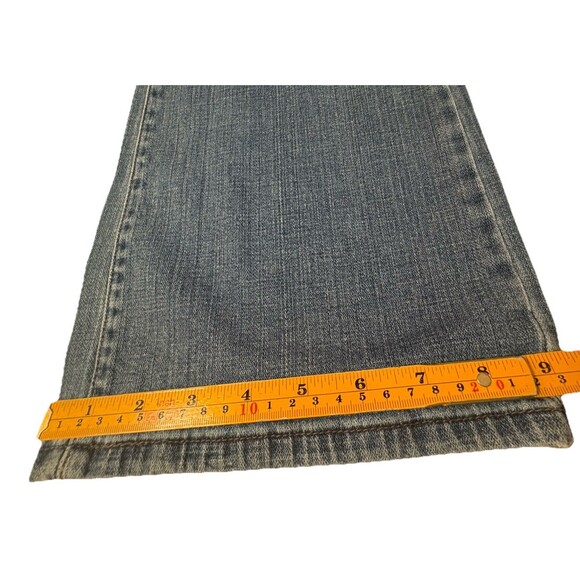 Levis 529 Women’s Curvy Stretch Jeans Size 14 Blue Boot Cut Mid Rise - Picture 3 of 15